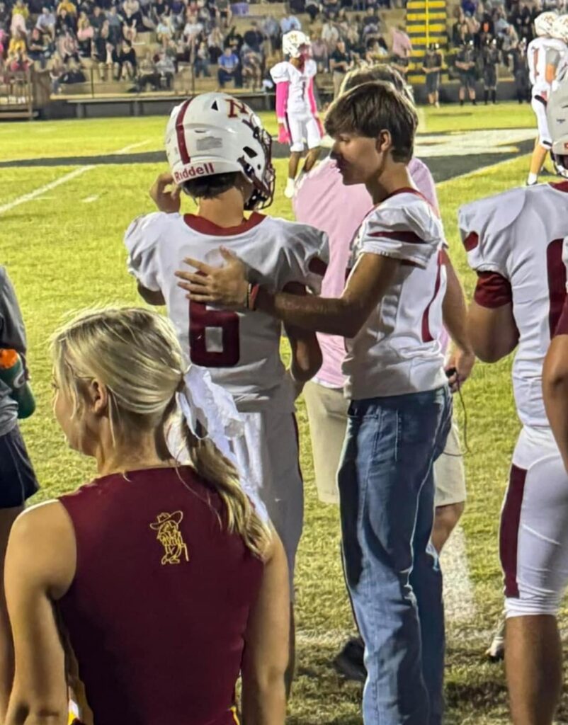 First annual Caden Tellier courage and leadership award given to Patrick Johnson